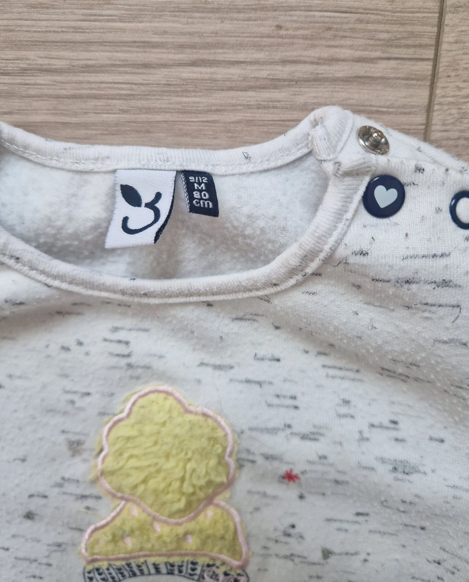 ⭐ Vestido – 3 Pommes – bebé niña – 9-12 meses / 80 cm – buen estado – photo 3